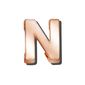 Breeze Airbrush Wristlet Letter Charm - NN image number null