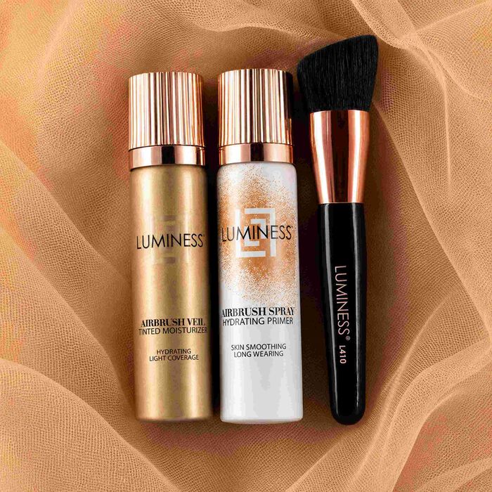 Airbrush Veil Tinted Moisturizer 3-Piece Kit - Tan 100Tan 100