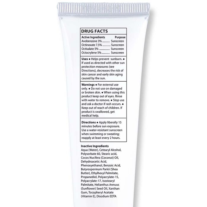LUMINESS CA Tint SPF 50 product drug facts and ingredient information label