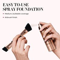 Airbrush Spray Silk Foundation with Buffing Brush Image - 61