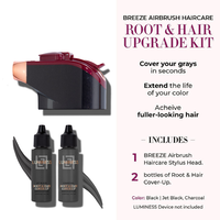 Breeze2 Airbrush Haircare Root & Hair Upgrade Kit - Black Image - 11