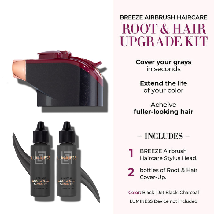 Breeze2 Airbrush Haircare Root & Hair Upgrade Kit - BlackBlack