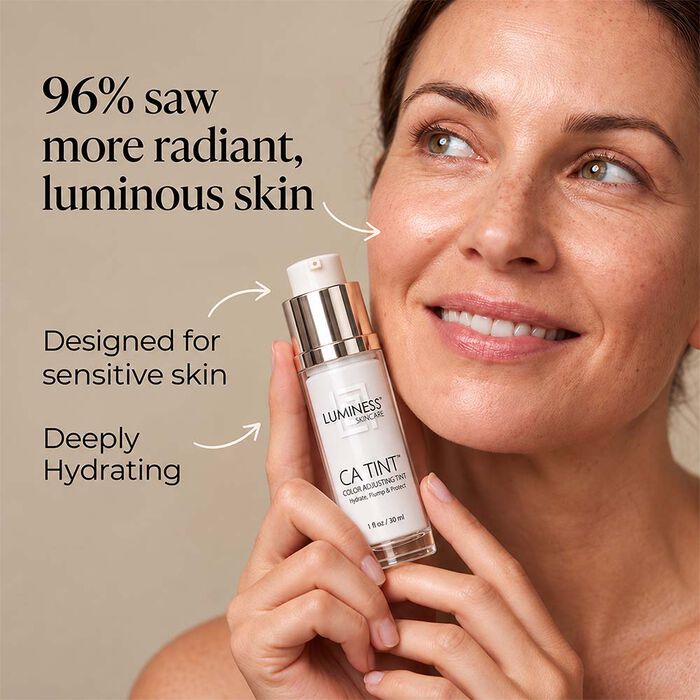 LUMINESS COSMETICS CA Tint SPF 50 Color Adjusting Tinted Moisturizer for radiant hydrated skin