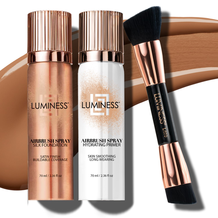 Airbrush Spray Silk Foundation Starter Kit - Tan 100Tan 100
