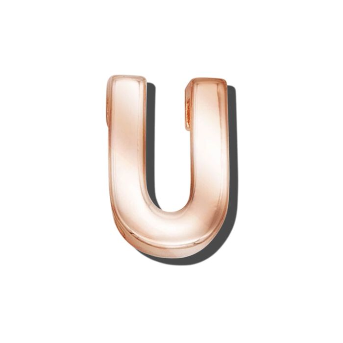 Breeze Airbrush Wristlet Letter Charm - UU