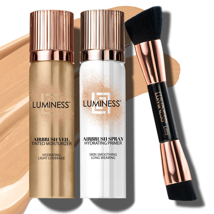 Airbrush Veil Tinted Moisturizer 3-Piece Kit - Light Medium 030Light Medium 030