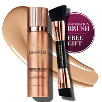 Airbrush Spray Silk Foundation with Buffing Brush - Try Before You Buy Image - 01