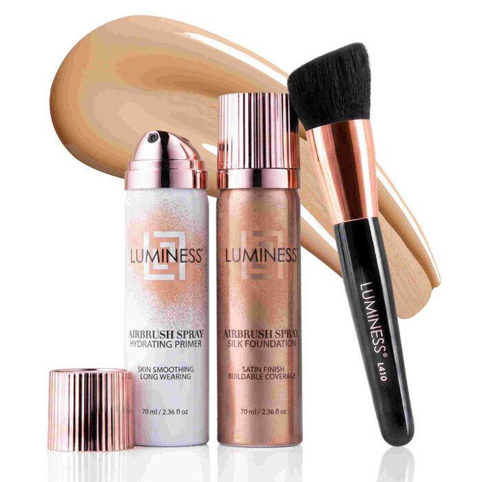 Airbrush Spray Silk Foundation Starter Kit - Light Medium 030Light Medium 030