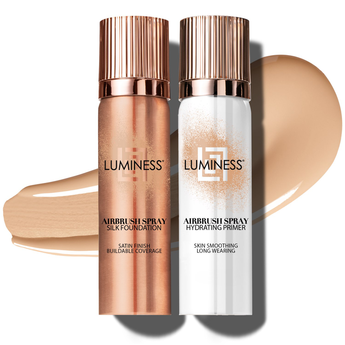Airbrush Spray Silk Foundation & Hydrating Primer Kit - Fair 020Fair 020