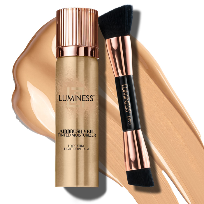 Airbrush Veil Tinted Moisturizer with Buffing Brush