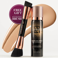 Airbrush Spray Full Coverage Foundation with Buffing Brush - Try Before You Buy Image - 01