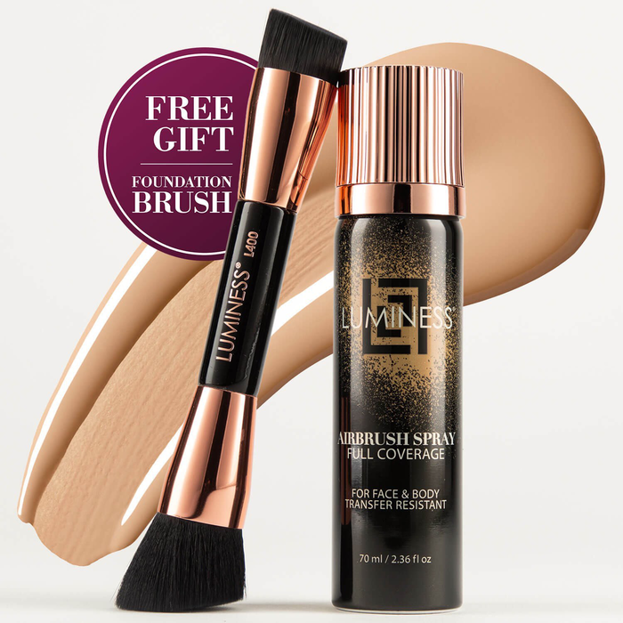 Airbrush Spray Full Coverage Foundation with Buffing Brush - 030 TBYB030