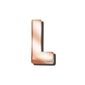 Breeze Airbrush Wristlet Letter Charm - LL image number null