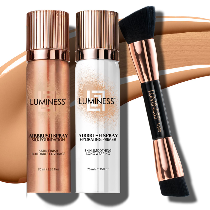 Airbrush Spray Silk Foundation Starter Kit - Light Warm 060Light Warm 060