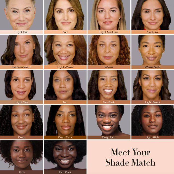 Airbrush Spray Silk Foundation with Buffing Brush - Tan Dark 110Tan Dark 110