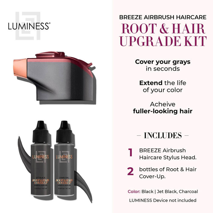 Breeze2 Airbrush Haircare Root & Hair Upgrade Kit - BlackBlack