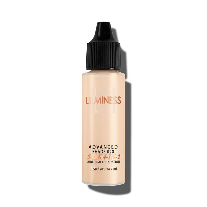 Luminess Air Airbrush Makeup Starter Kit, 0.50 oz x 2 Bottles, Silk 4-in-1 Airbrush Foundation, Rich
