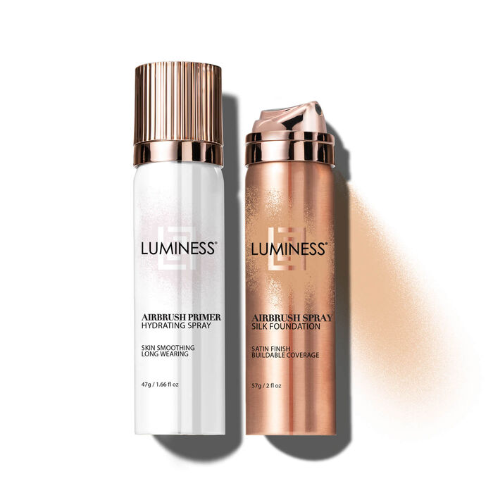Airbrush Spray Silk Foundation & Hydrating Primer Kit - Light Medium 030Light Medium 030