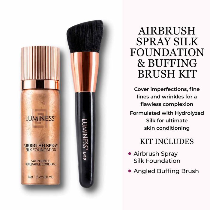 Silk Airbrush Foundation with SPF 30 Prime & Protect Kit - Try Before You Buy