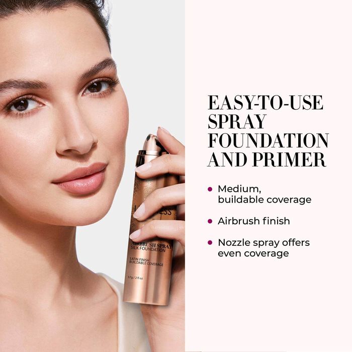 Airbrush Spray Silk Foundation & Hydrating Primer Kit
