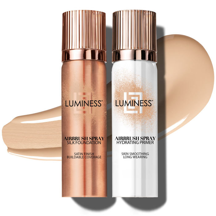 Airbrush Spray Silk Foundation & Hydrating Primer Kit - Light Fair 010Light Fair 010
