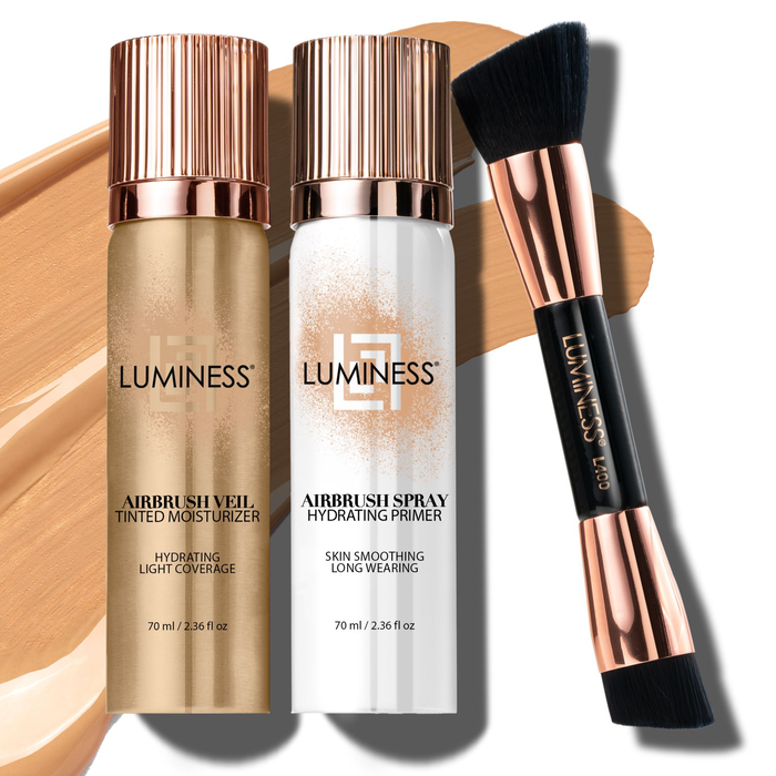 Airbrush Veil Tinted Moisturizer 3-Piece Kit - Medium Warm 050Medium Warm 050