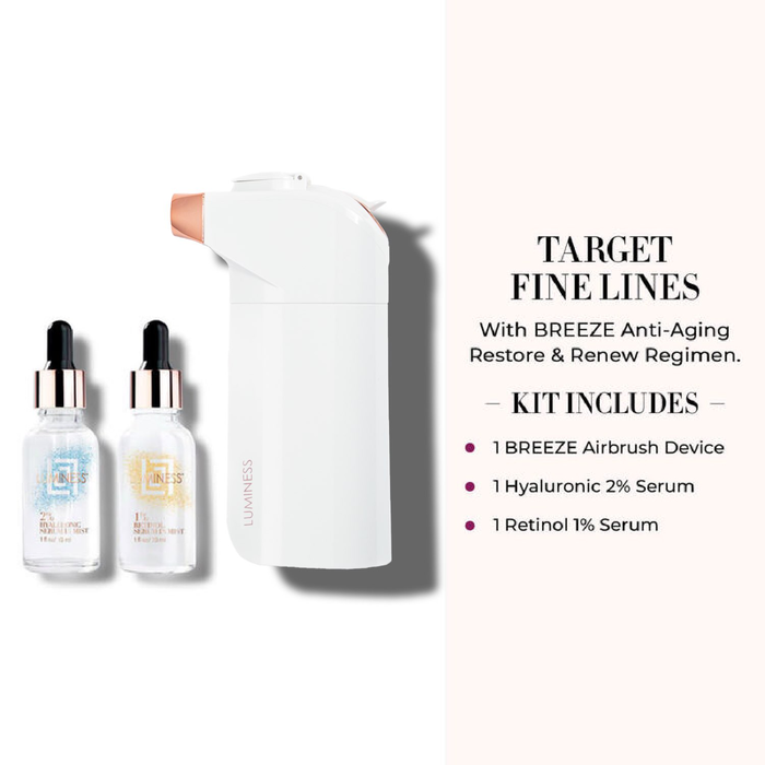 Breeze2 Airbrush Skincare + Hyaluronic 2% & Retinol 1% Serum in Mist - Try Before You Buy