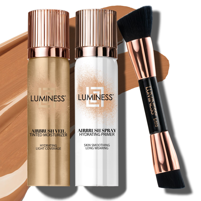 Airbrush Veil Tinted Moisturizer 3-Piece Kit - Tan 100Tan 100