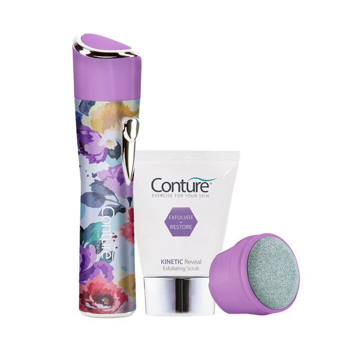 Conture Kinetic Smooth Hair Remover & Skin Refining Polisher Bundle Lavender FloralLavender Floral