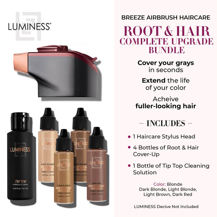 Breeze Airbrush Root & Hair Complete Upgrade Bundle Blonde Luminess