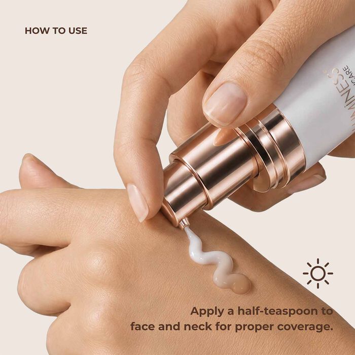 Close-up of Luminess Color Adjusting Tinted Moisturizer SPF Kit featuring adaptive pigments that blend seamlessly into different skin tones.
