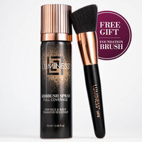 Airbrush Spray Full Coverage Foundation with Buffing Brush - Try Before You Buy Image - 01