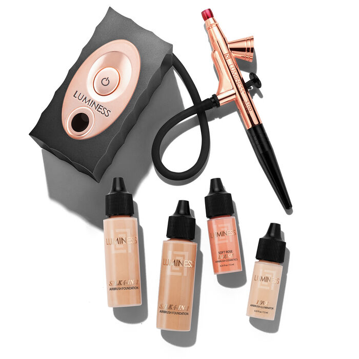  Magic Minerals Airbrush Foundation Makeup Spray Silky  Lightweight Spray Foundation Makeup Air Brush Flawless Setting Spray Makeup  for Mature Skin (Natural) : Beauty & Personal Care
