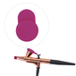 Airbrush Stylus No-Spill Cap