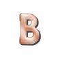 Breeze Airbrush Wristlet Letter Charm - BB image number null