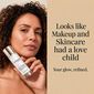 Woman holding LUMINESS CA Tint Color Adjusting Tinted Moisturizer for a natural complexion image number null