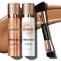 Airbrush Spray Silk Foundation Starter Kit - Warm Deep 090 Image - 01