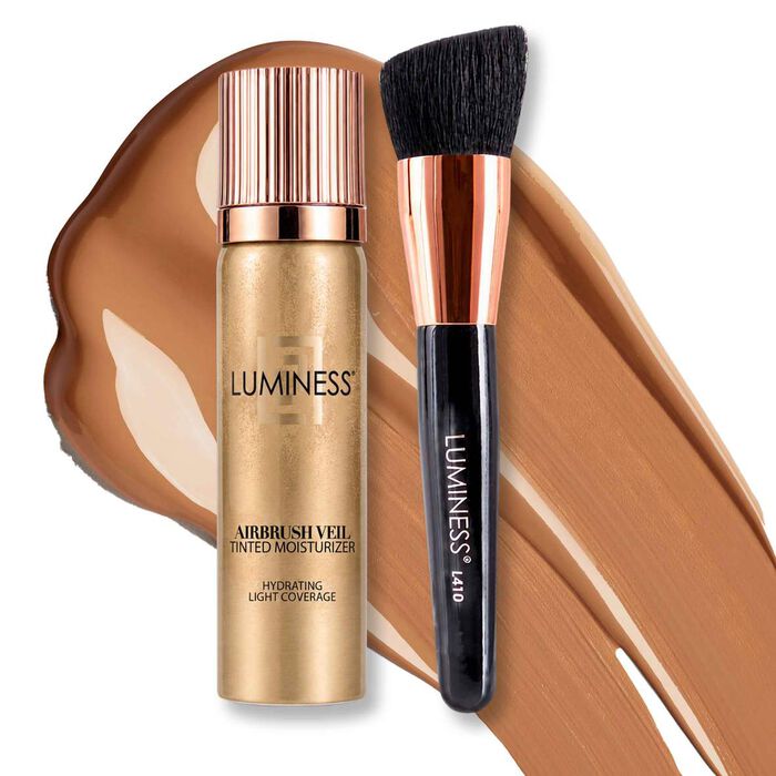 Airbrush Veil Tinted Moisturizer with Buffing Brush - Tan 100Tan 100