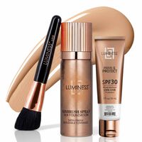 Silk Airbrush Foundation with SPF 30 Prime & Protect Kit - Try Before You Buy Image 
