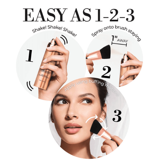 Airbrush makeup kit - how to use