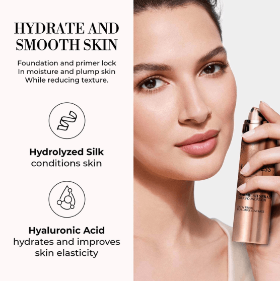 All in one airbrush makeup kit - smooth skin