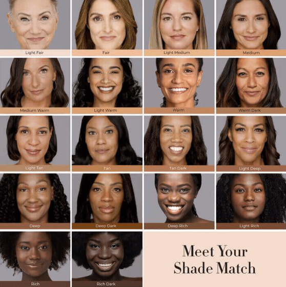 Luminess airbrush makeup shade match