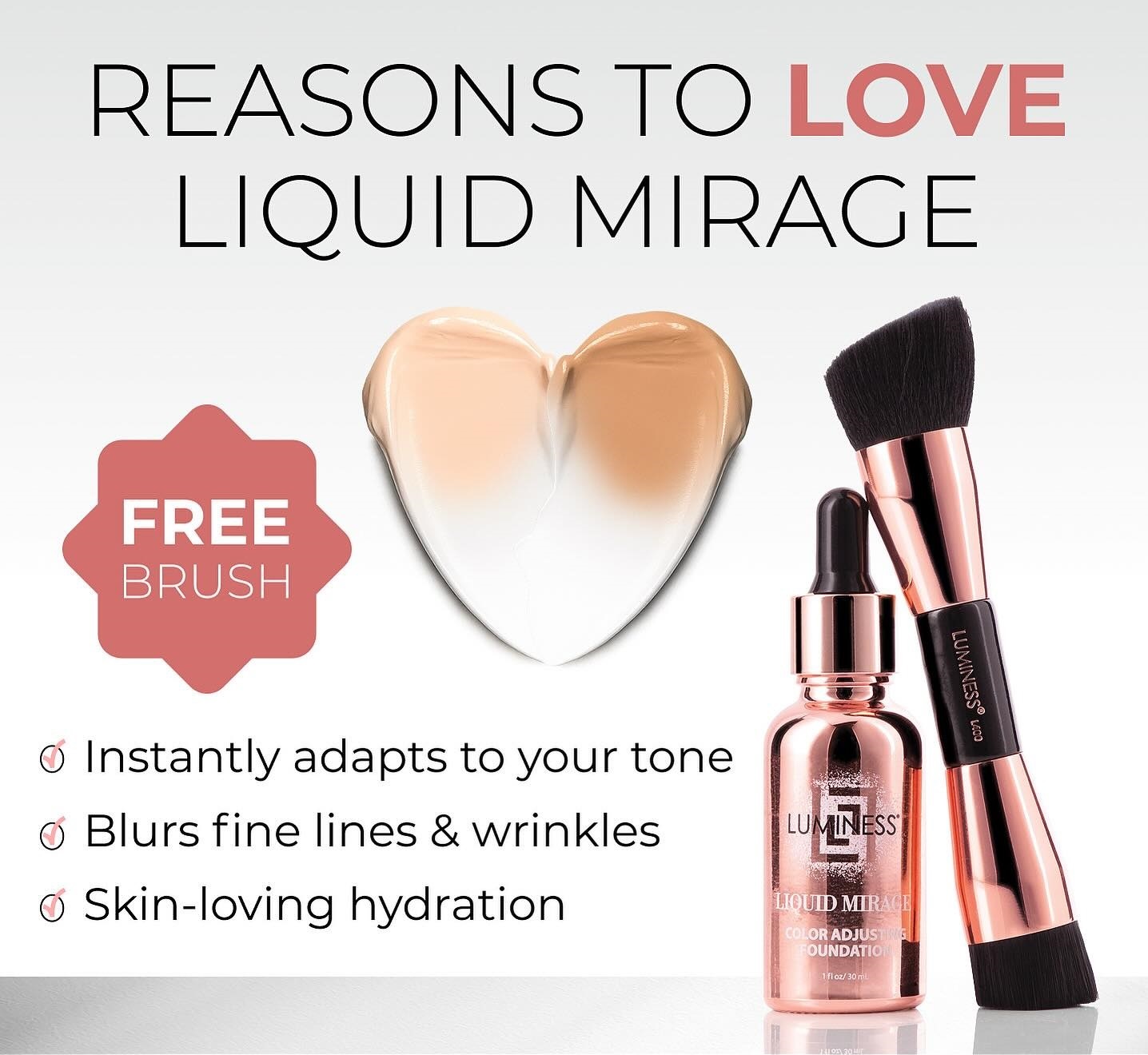 liquid mirage color adjusting foundations