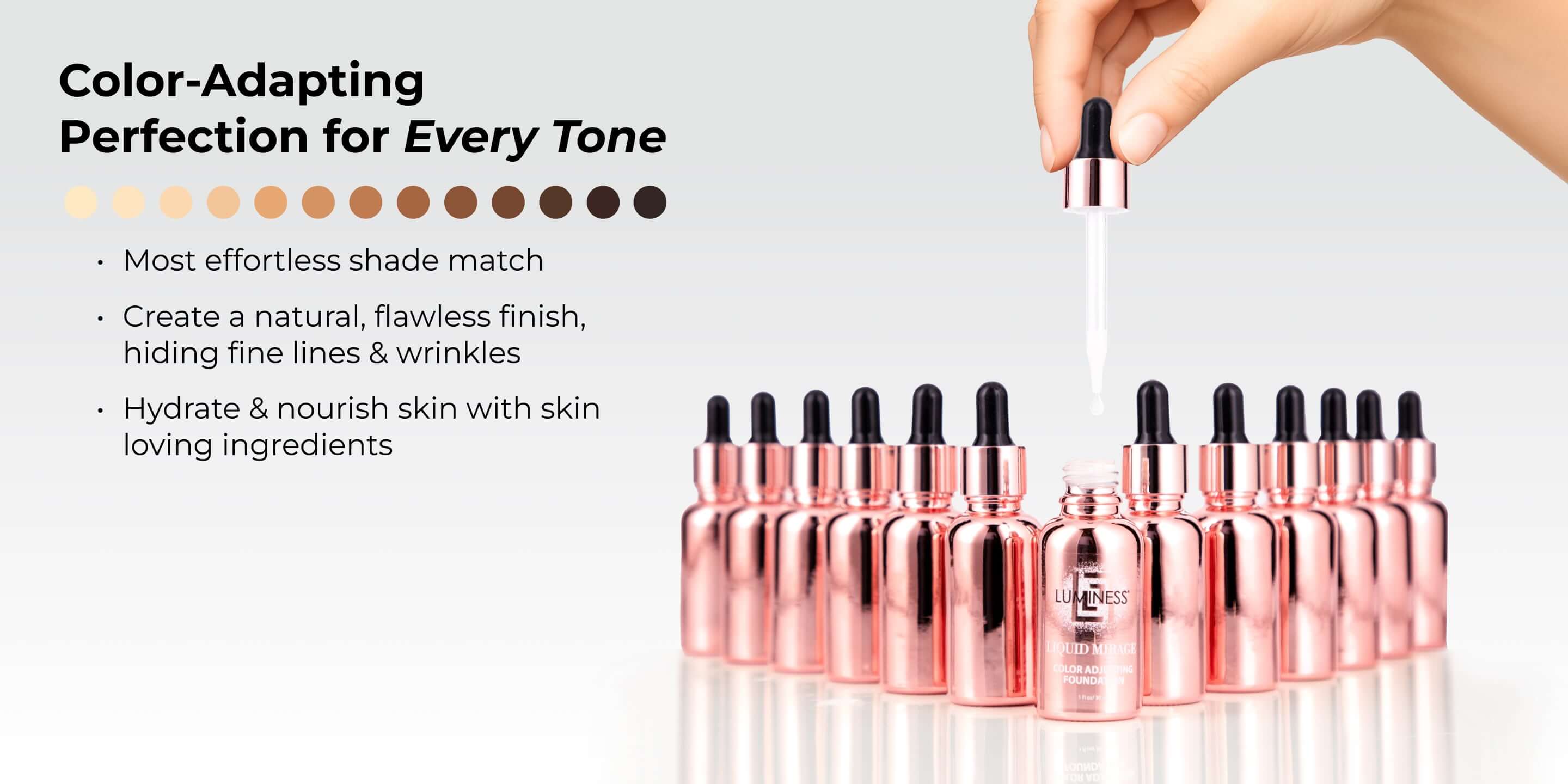 Liquid Mirage color adjusting foundation