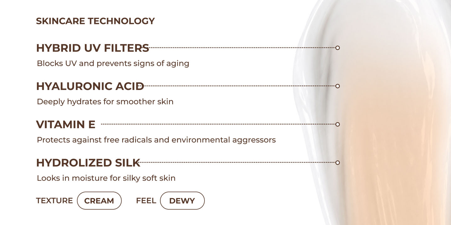 Model applying Luminess Color Adjusting Tinted Moisturizer SPF Kit using the simple pump, blend, and go application method.